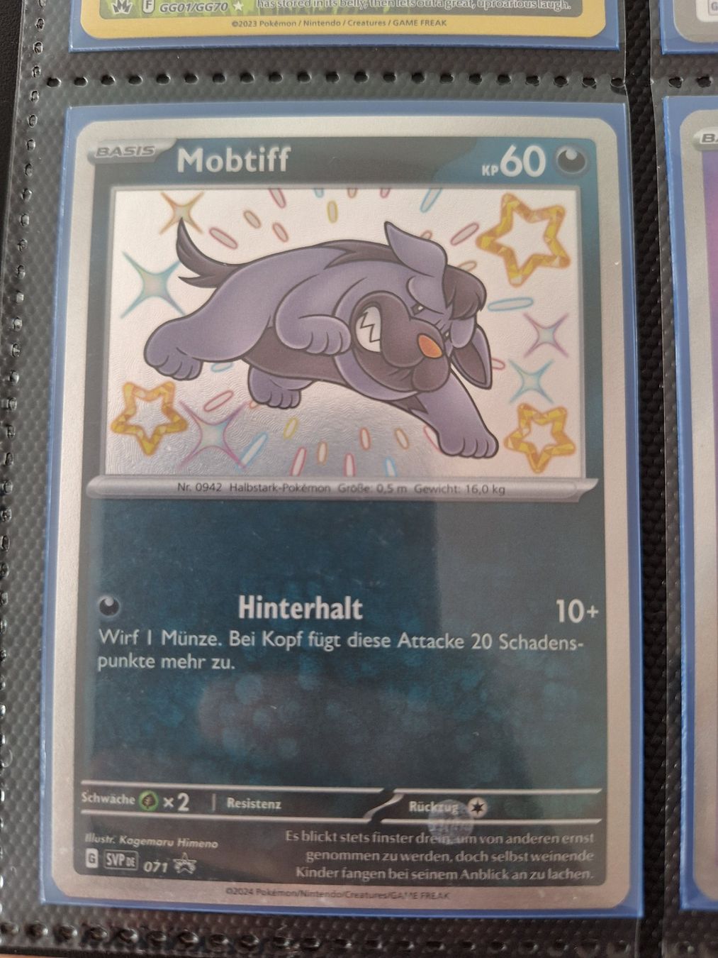 Pokémon Carte collezionabili: Shiny Mobtiff – Usato da Altstätten SG venduto da GGsGameshop
