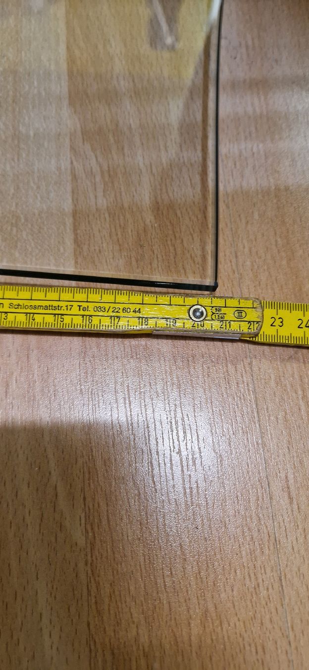 Regale: Wandtablar, Glasregalboden mit Halterung – Gebraucht aus Gasel von sale65 3
