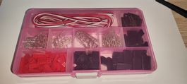 Stecker Set für Futaba/IR Servo/JST Anschlüsse in Lagerbox