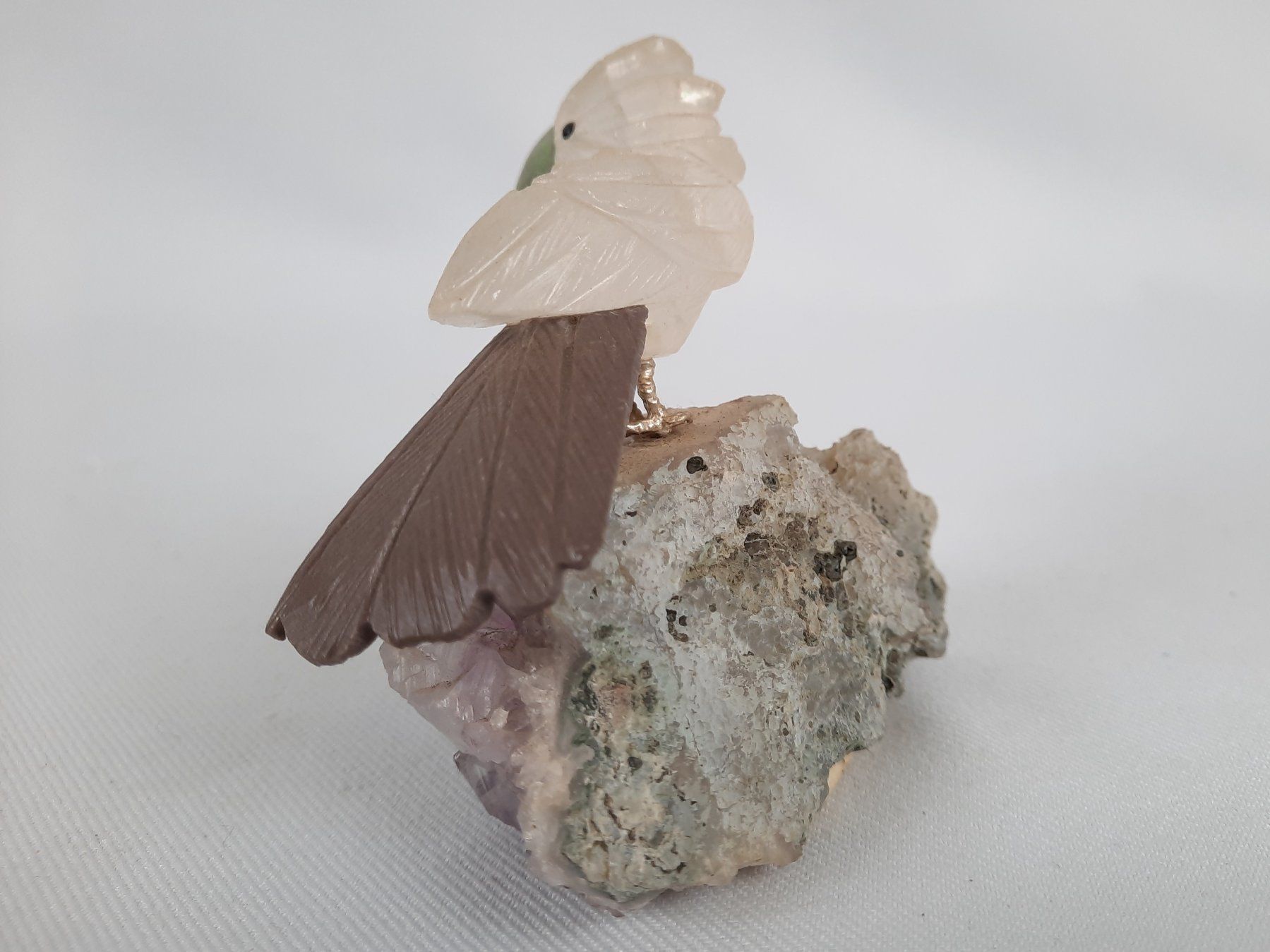 Minerali & Pietre curative: 3 Vögel auf Amethyst – Usato da Beinwil am See venduto da Restwert_Beinwil 4