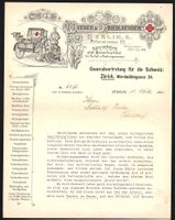 Briefkopf Zürich 1901, Wiener, Friedl