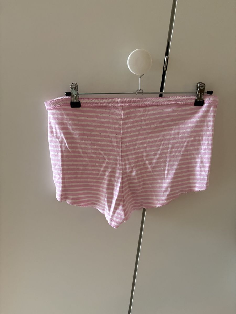 Negligees & Pigiami: Ensemble short et top rayé rose blanc taille S – Nuovo (secondo la descrizione) da Pully venduto da kaba07 3