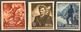 Kroatien NDH 1943 Legionäre Satz ungezähnt ** MNH