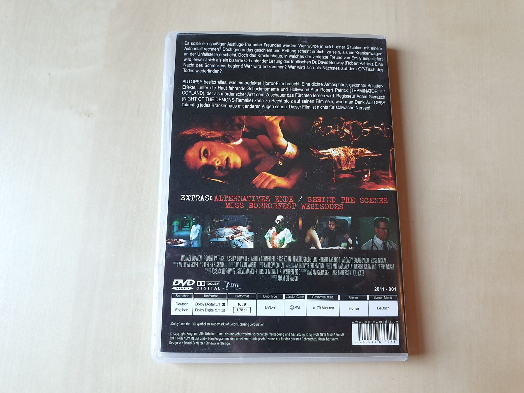 Alle DVDs: Autopsy – Gebraucht aus Stansstad von collectorsshop 1