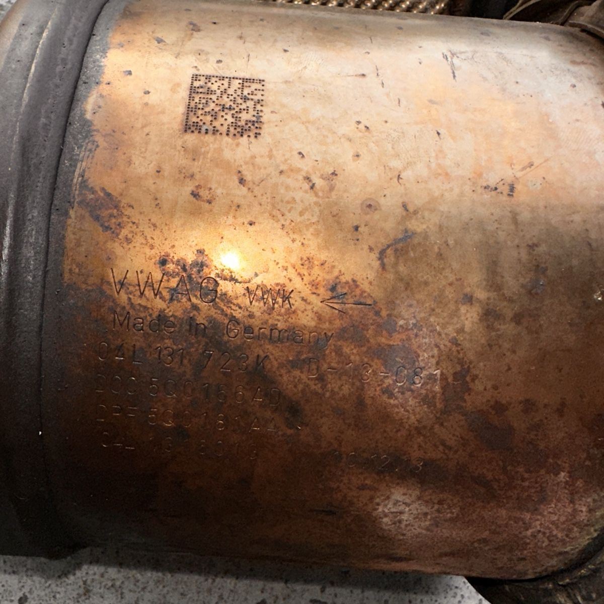 Audi Sistemi di scarico: Defekt DPF Audi A3 2.0 TDI – Difettoso da Höri venduto da EverythingForSale 5