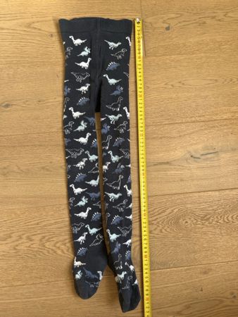 Frottier Strumpfhose 🦖 🦕 Gr. 110/116 mit Dinosaurier