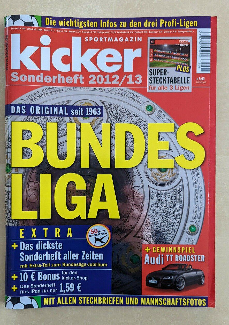 Zeitschriften & Magazine: kicker Bundesliga Sonderheft 2012/2013 – Gebraucht aus Heerbrugg von sve_p826