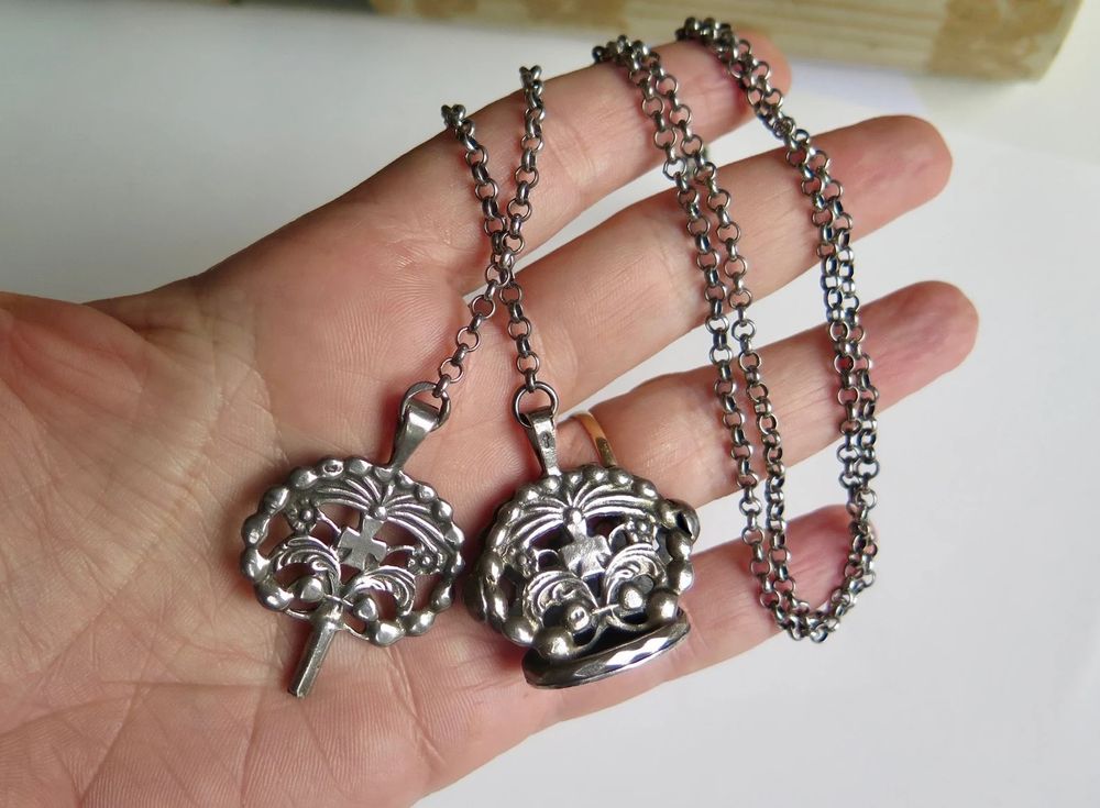 VALICLUD Taschenuhrkette Silber - 50cm Versilbert Mit Karabiner