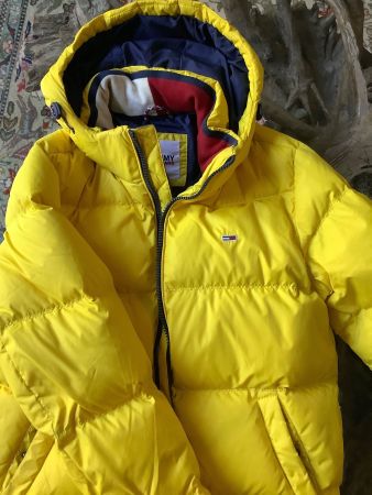 Winterjacke Männer Tommy Hilfiger M Gelb
