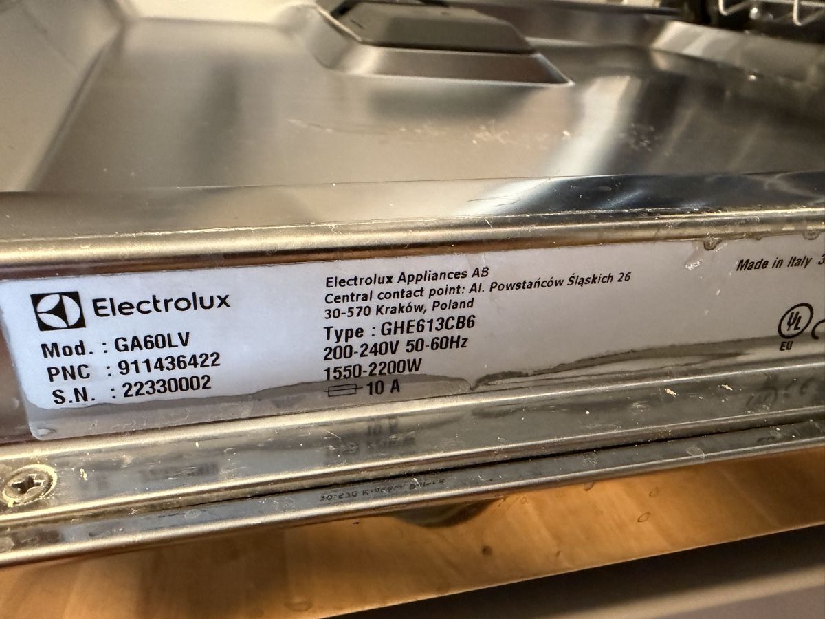 Electrolux Lavastoviglie: Geschirrspüler electrolux – Usato da Andwil TG venduto da sirknollte 1