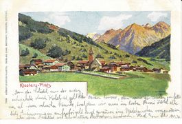 KLOSTERS-PLATZ gel. 1899! sehr schöne AK!