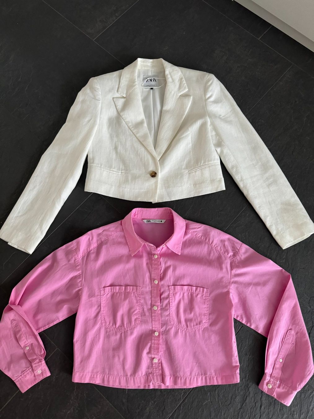 Zara Kleiderpakete: 2 Stk. ZARA Set Gr. XS Blazer und Bluse – Gebraucht aus Bonstetten von VCLS