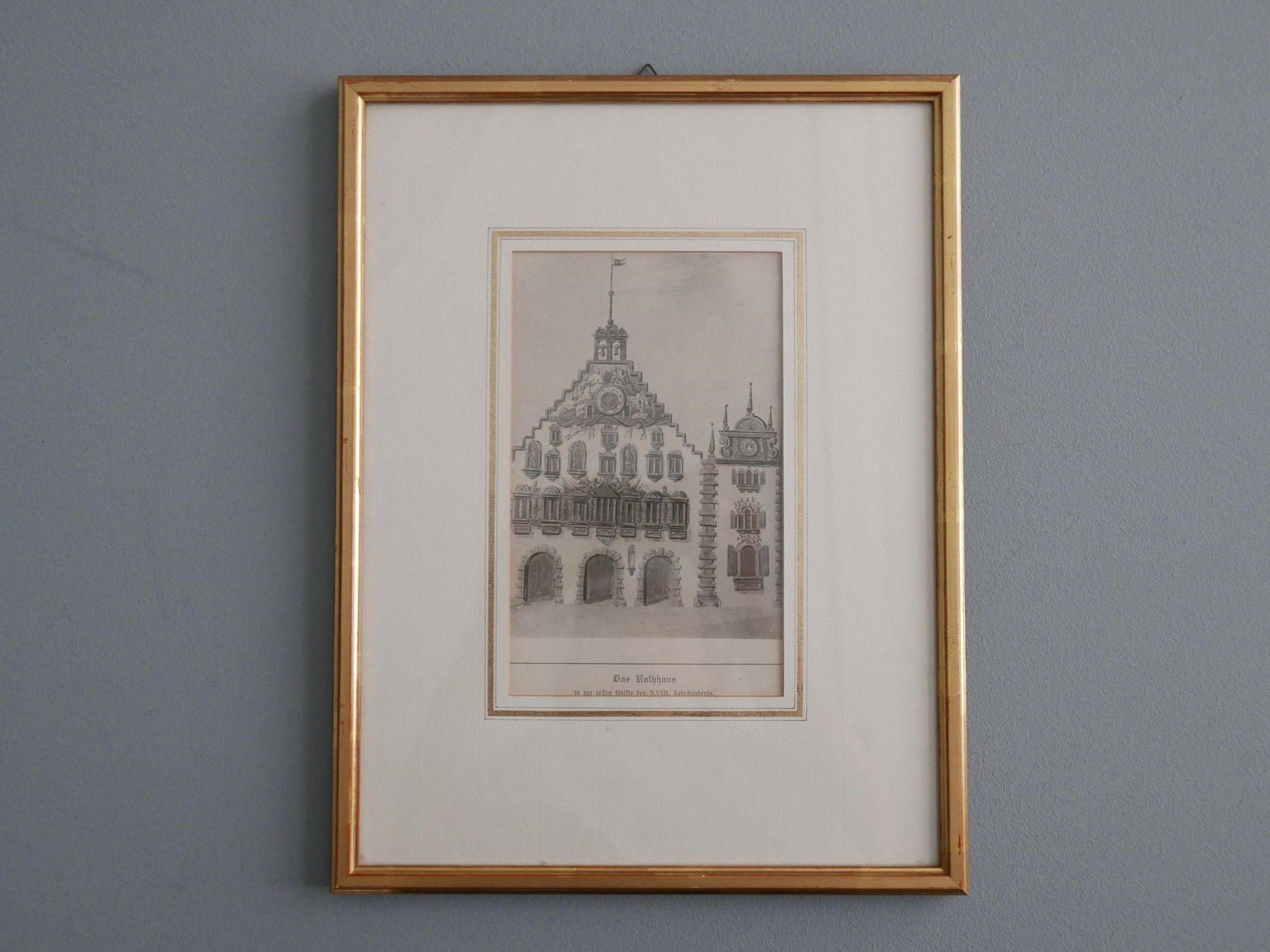 Poster & Bilder: BILD RATHAUS ST. GALLEN ANFANGS 18. JH. – Gebraucht aus Balgach von Zwischenraum