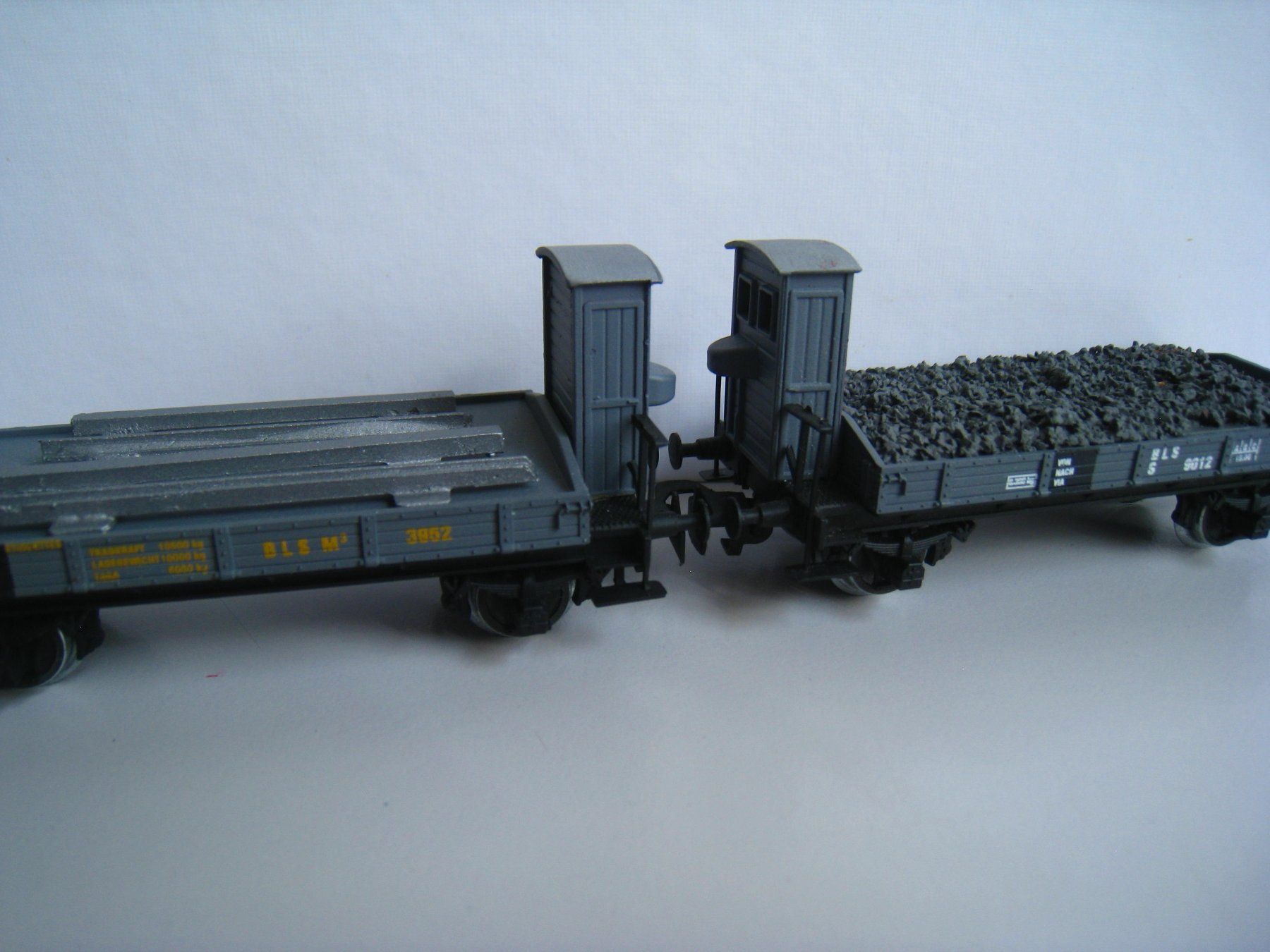 Modelleisenbahnen: Ruco BLS-Bauzugwagen Set 10 teilig, AC, oder DC   4001 – Gebraucht aus Buchs ZH von swiss-train 9
