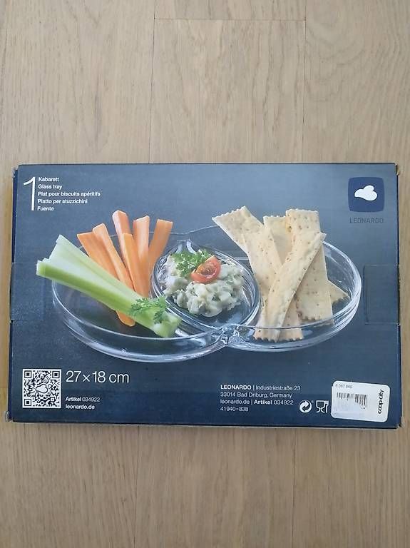 Servierplatten: Leonardo Kabarett, Geschenk, Glass Tray, Gift – Gebraucht aus Zürich von ElizavetaT