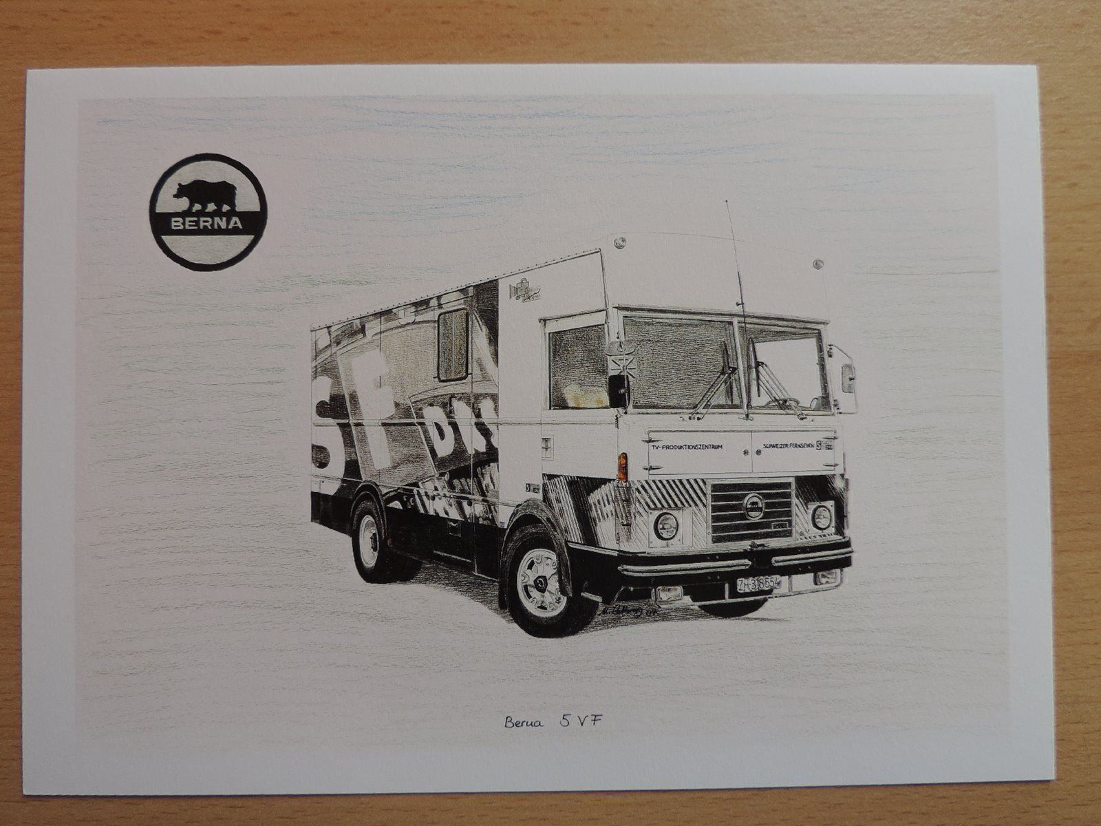 Cartoline postali: Saurer / FBW Nutzfahrzeug Karten – Nuovo e nell'imballaggio originale da Steinen venduto da urscathry 7