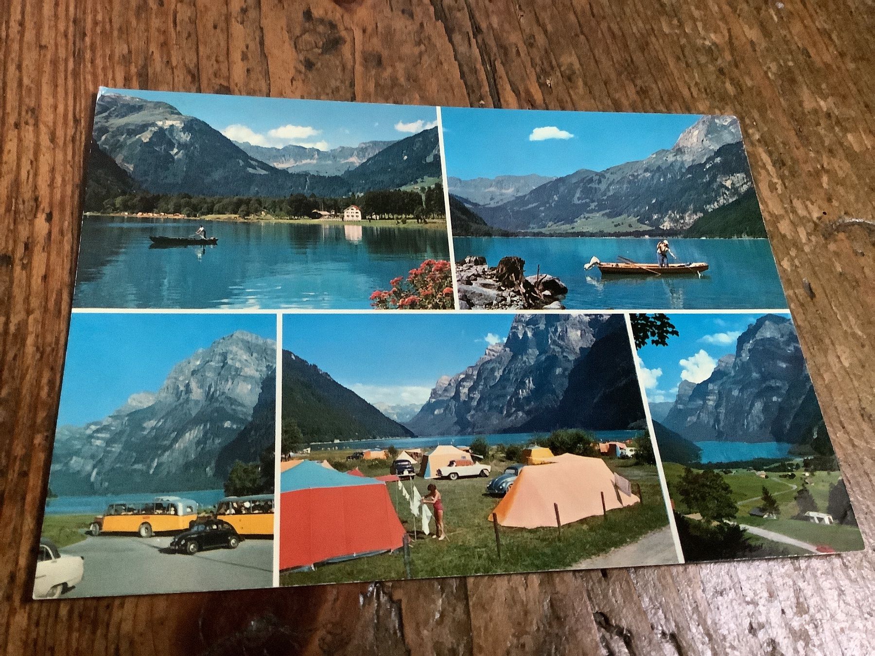 Ansichtskarten: Glarus am Klöntalersee – Gebraucht aus Flaach von Monisoldshop
