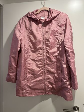 Vintage Rosa Wind/Regenjacke Grösse M, Übergangsjacke
