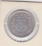Alle Münzen: 5 Franken 1937 Silber. – Gebraucht aus Schlieren von Rapaelli