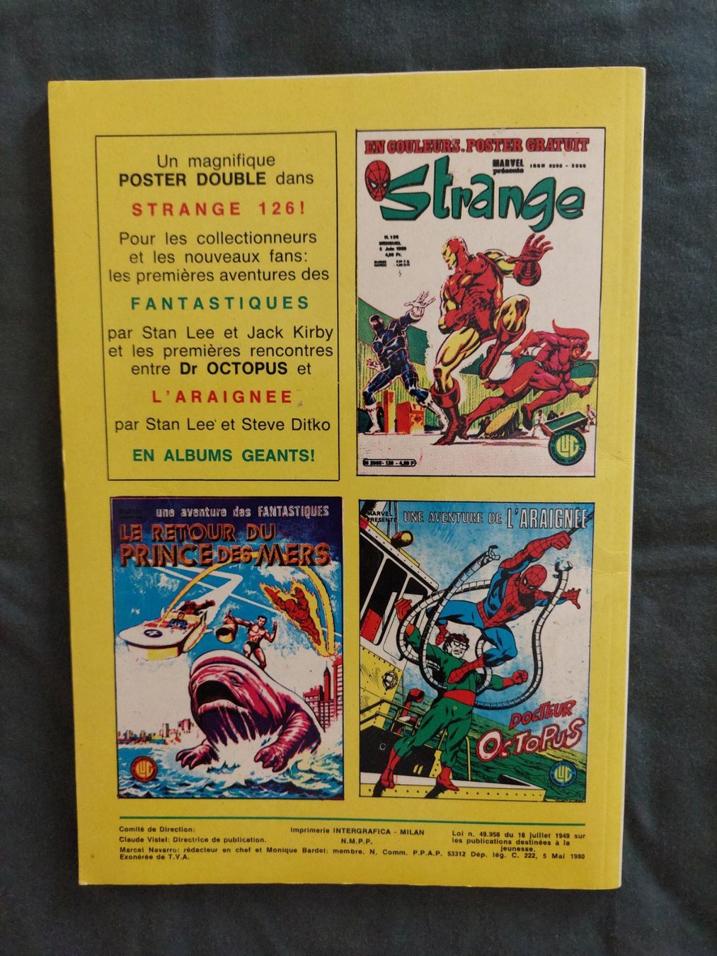 Fumetti: Strange No 125 Mai 1980 TBE – Usato da Genève venduto da Blu_BD 1