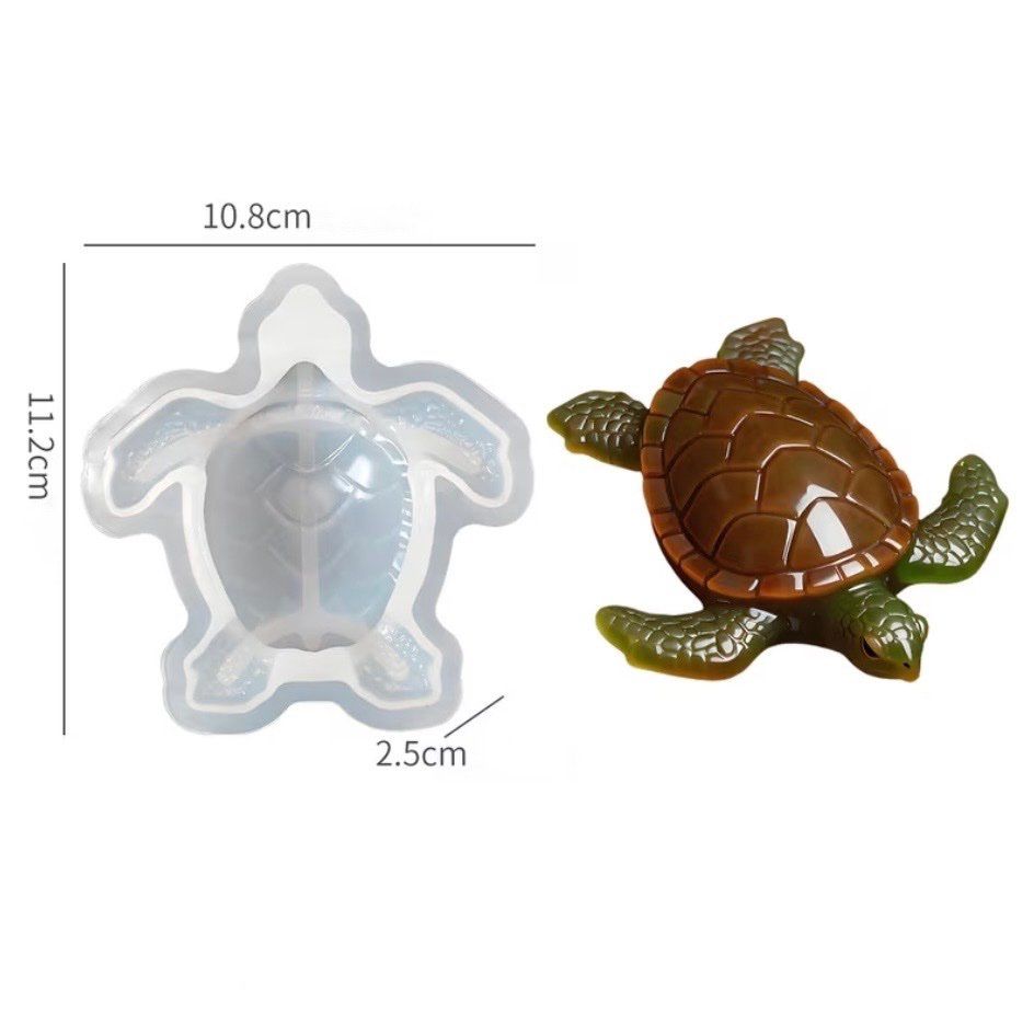 Teglie da forno: Giessform Silikonform Schildkröte 11 cm – Nuovo e nell'imballaggio originale da Kaltbrunn venduto da schere-stein-papier