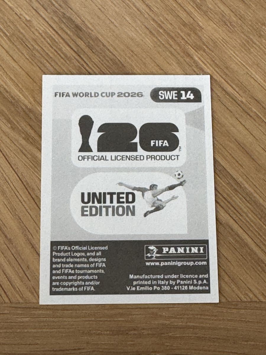 Panini Carte collezionabili: Panini 2026 SWE 14 – Nuovo (secondo la descrizione) da Grand-Lancy venduto da cyr_n5ky 1
