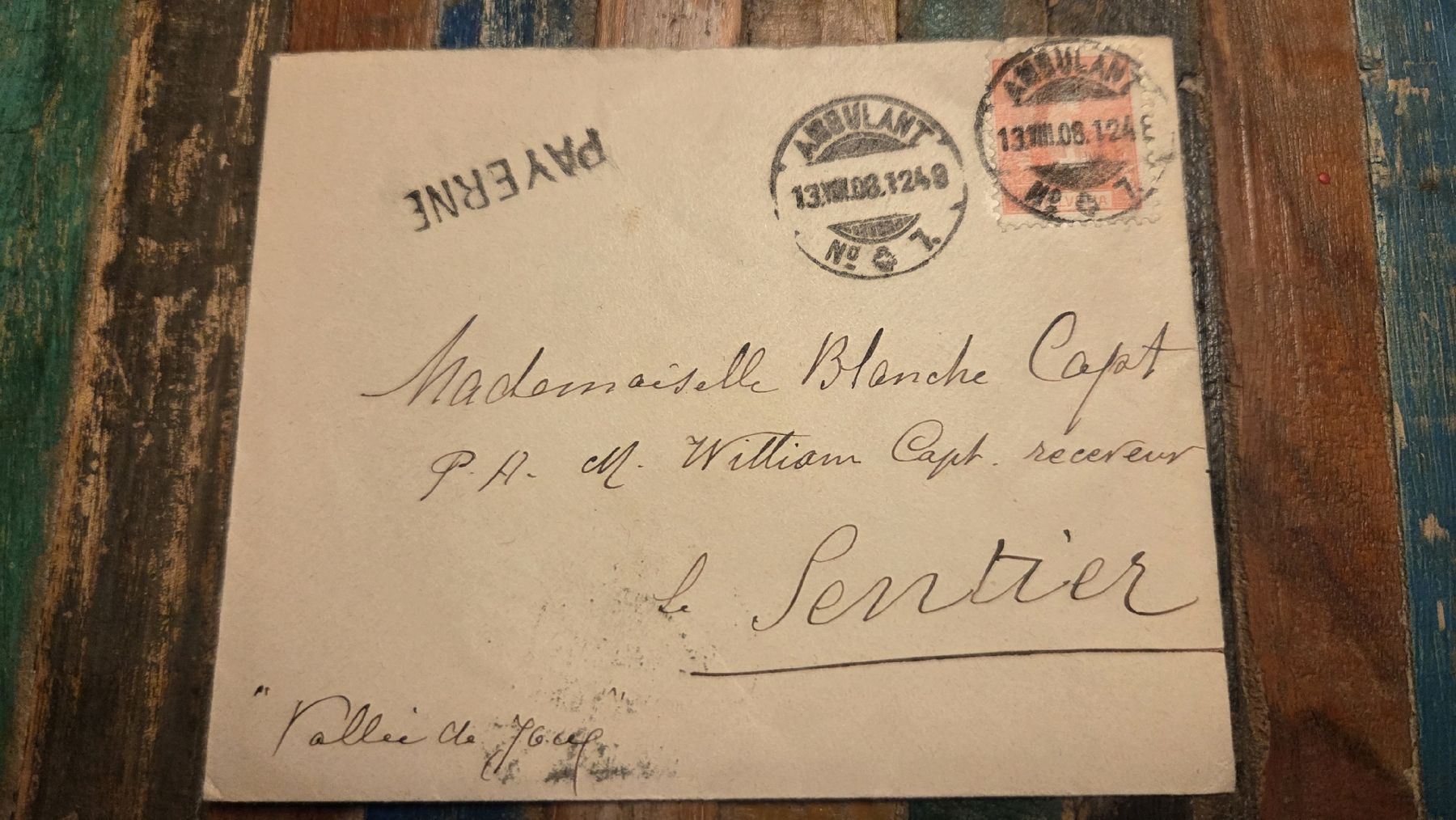 Tutti i francobolli: 1908 Brief mit Stabstempel Payerne – Usato da Arni AG venduto da Moth68