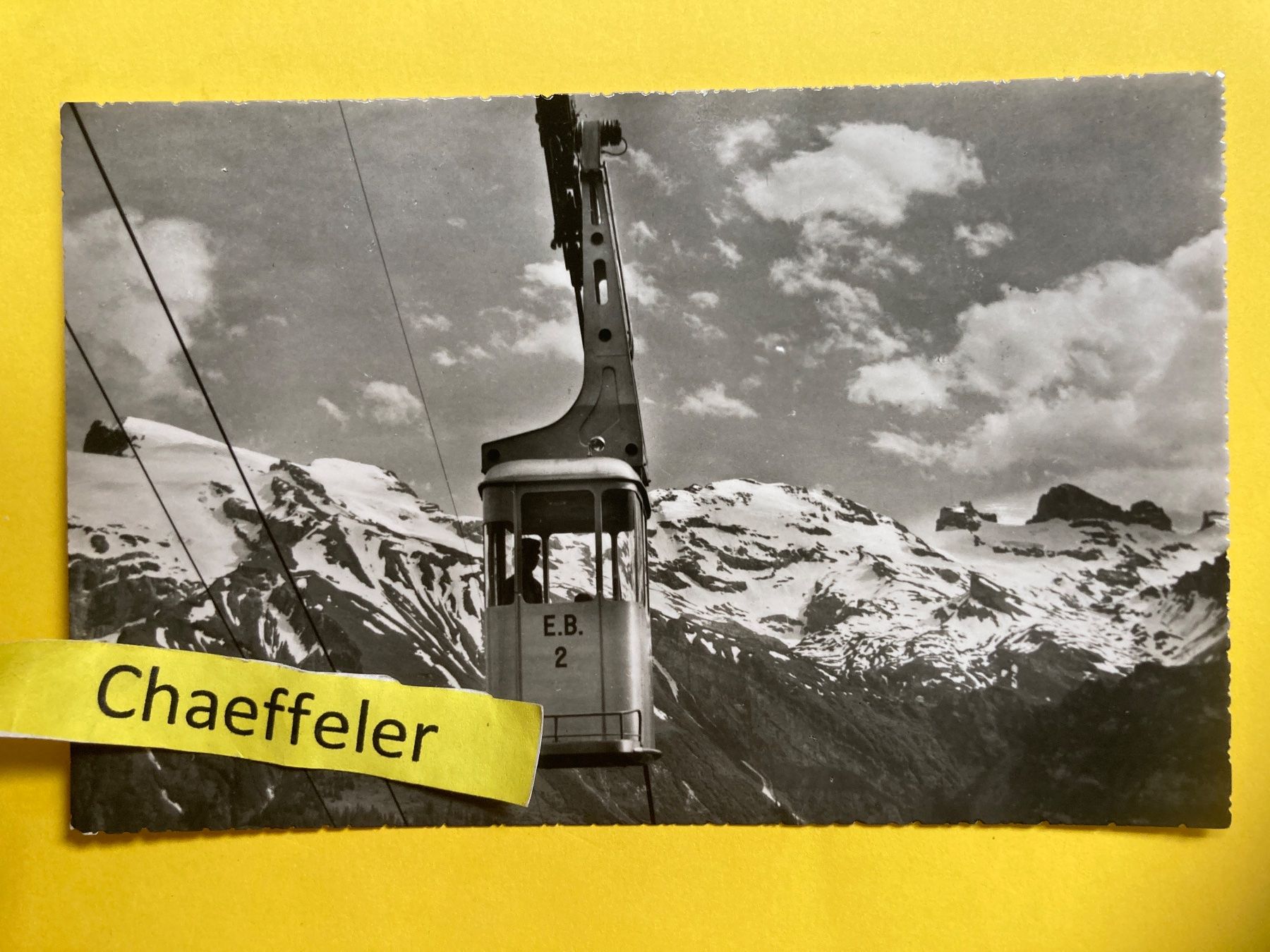 Cartes postales: 1952 Luftseilbahn Engelberg. Brunni – D'occasion à Zürich par Chaeffeler