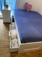 BETT weiss 140x200 inkl. Lattenrost und Matratze