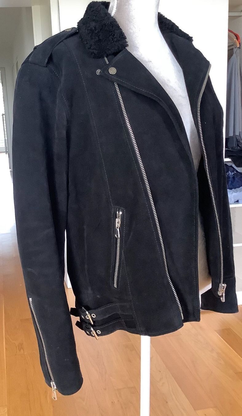 Kooples Giacche: The Kooples Wildleder Bikerjacke M – Nuovo (secondo la descrizione) da Kreuzlingen venduto da shopaholicatheart_2 1