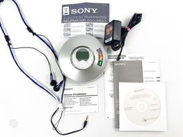 Sony D-NE319 CD Walkman Discman Player + Zubehör Retro