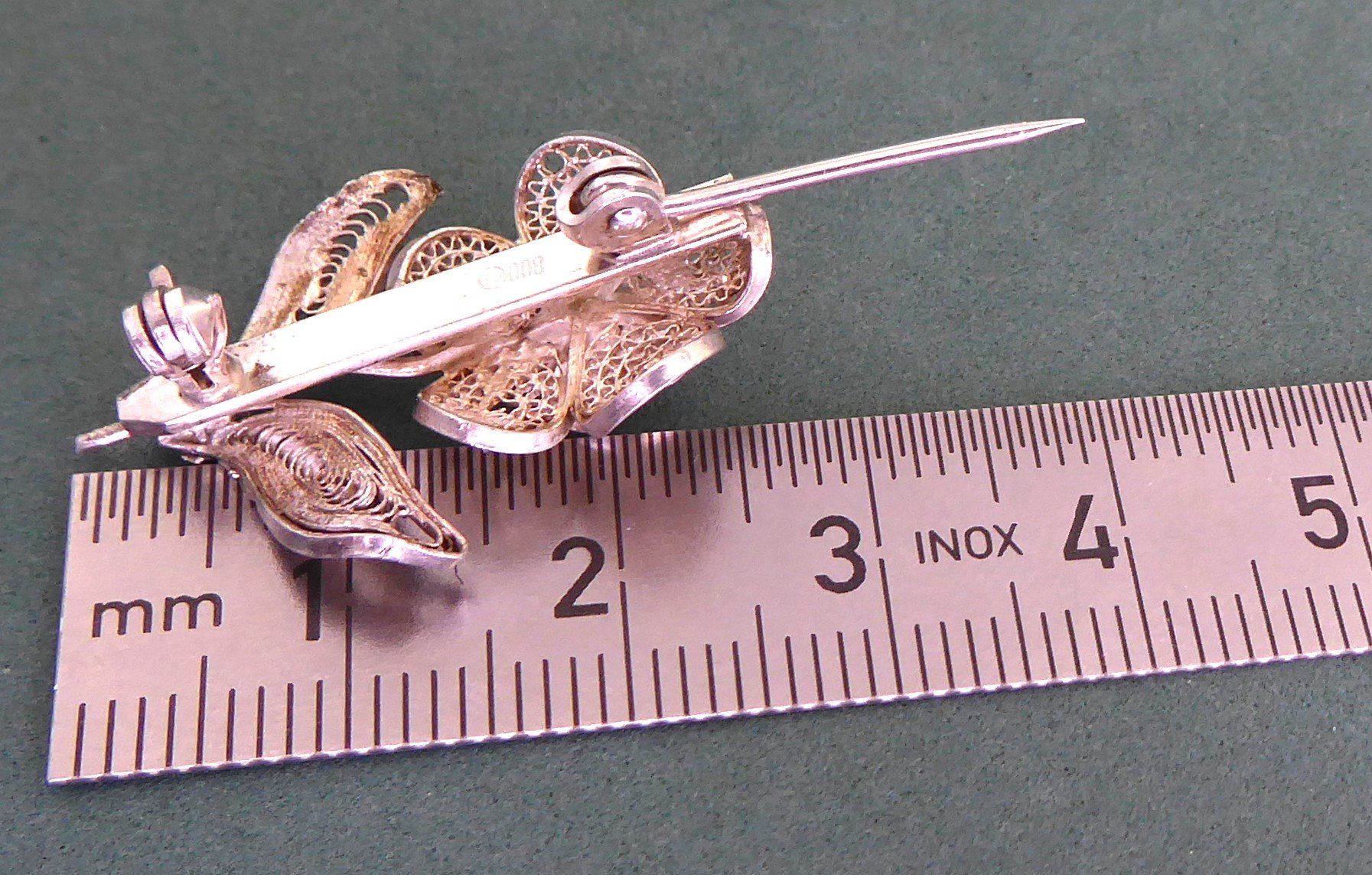 Broches & Aiguilles: Filigrane Brosche 800 Silber vor 1985 – D'occasion à Muri AG par silvermouse007 3