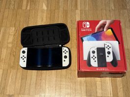 Nintendo Switch Oled + Transporttasche