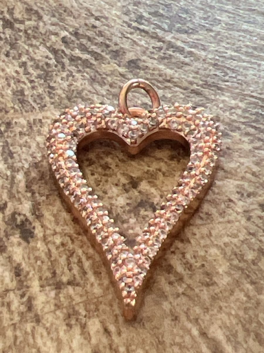 Anhänger: Herz Anhänger Roségoldfarben – Gebraucht aus Seon von Sunny-Schmuck78 1