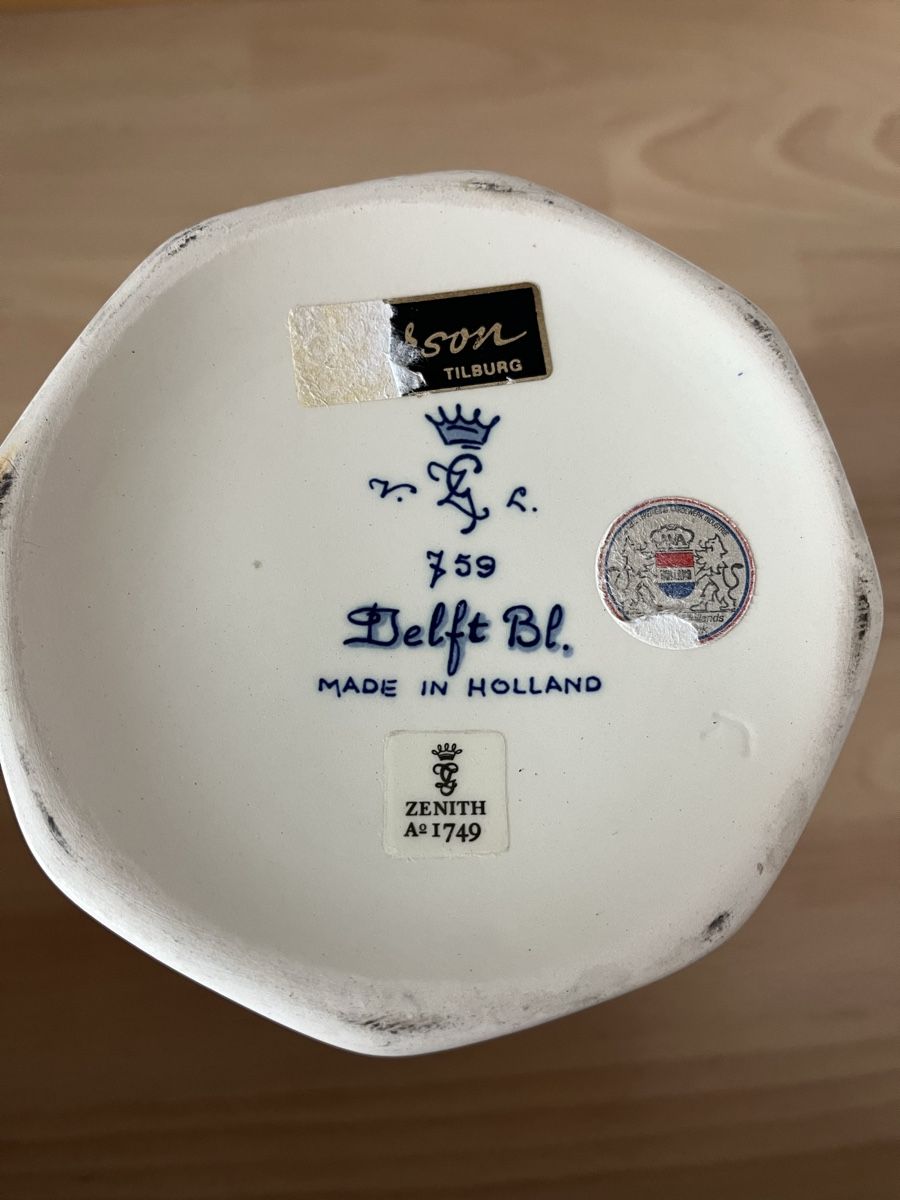 Vasen & Gefässe: Vase Delft blau – Gebraucht aus Lengnau AG von Schmitzli05 2