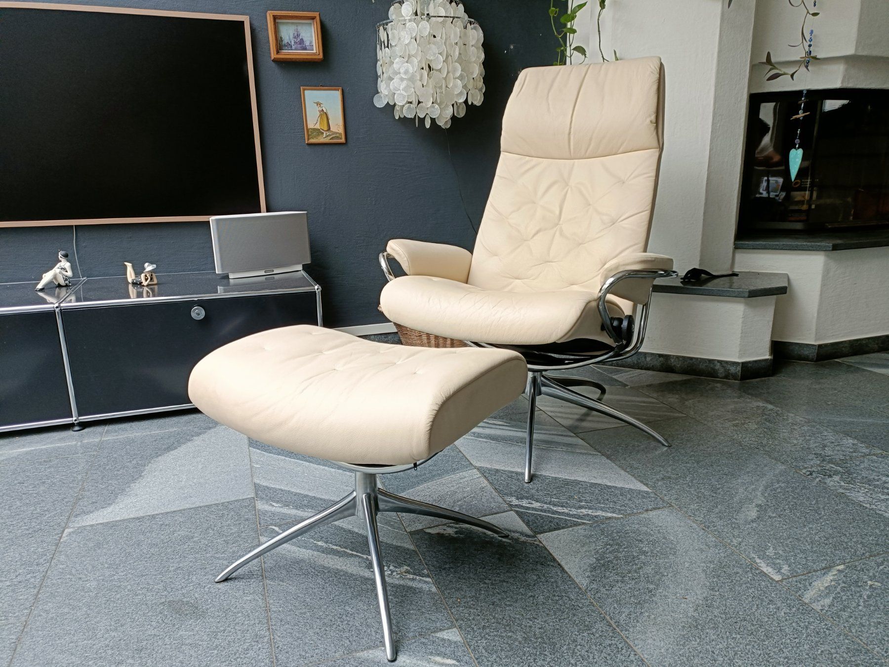 Stressless Sessel: Relaxsessel + Hocker Stressless Metro – Gebraucht aus Schmitten FR von oldtimer82