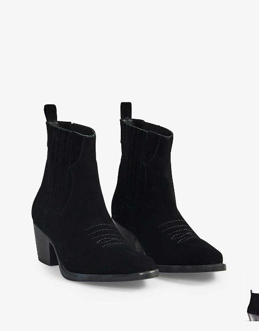 Maje Farwest suede cowboy boots NEW Kaufen auf Ricardo