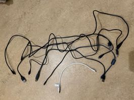 7 USB Kabel - USB-A zu Micro-USB, diverse Längen