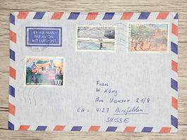 CL22 Enveloppe + Timbre Benin 1991