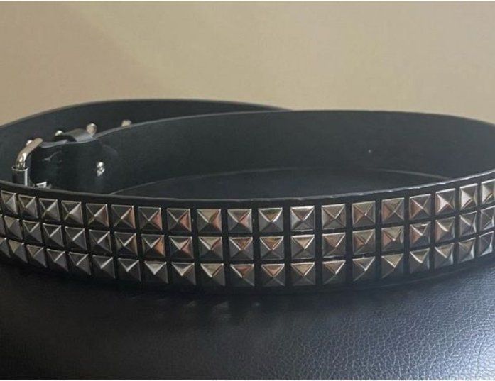 Cinture: 2x Punkrock Nietengürtel - Ceinture rivets punk – Nuovo e nell'imballaggio originale da Lausanne venduto da FASHION-WORLD-SHOP 5