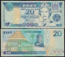 Fiji 20 Dollars UNC (2002)