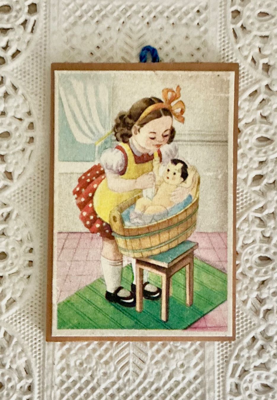 Case e mobili per bambole: BADETAG IN DER PUPPENSTUBE – Usato da Zell LU venduto da Silvermemory 1