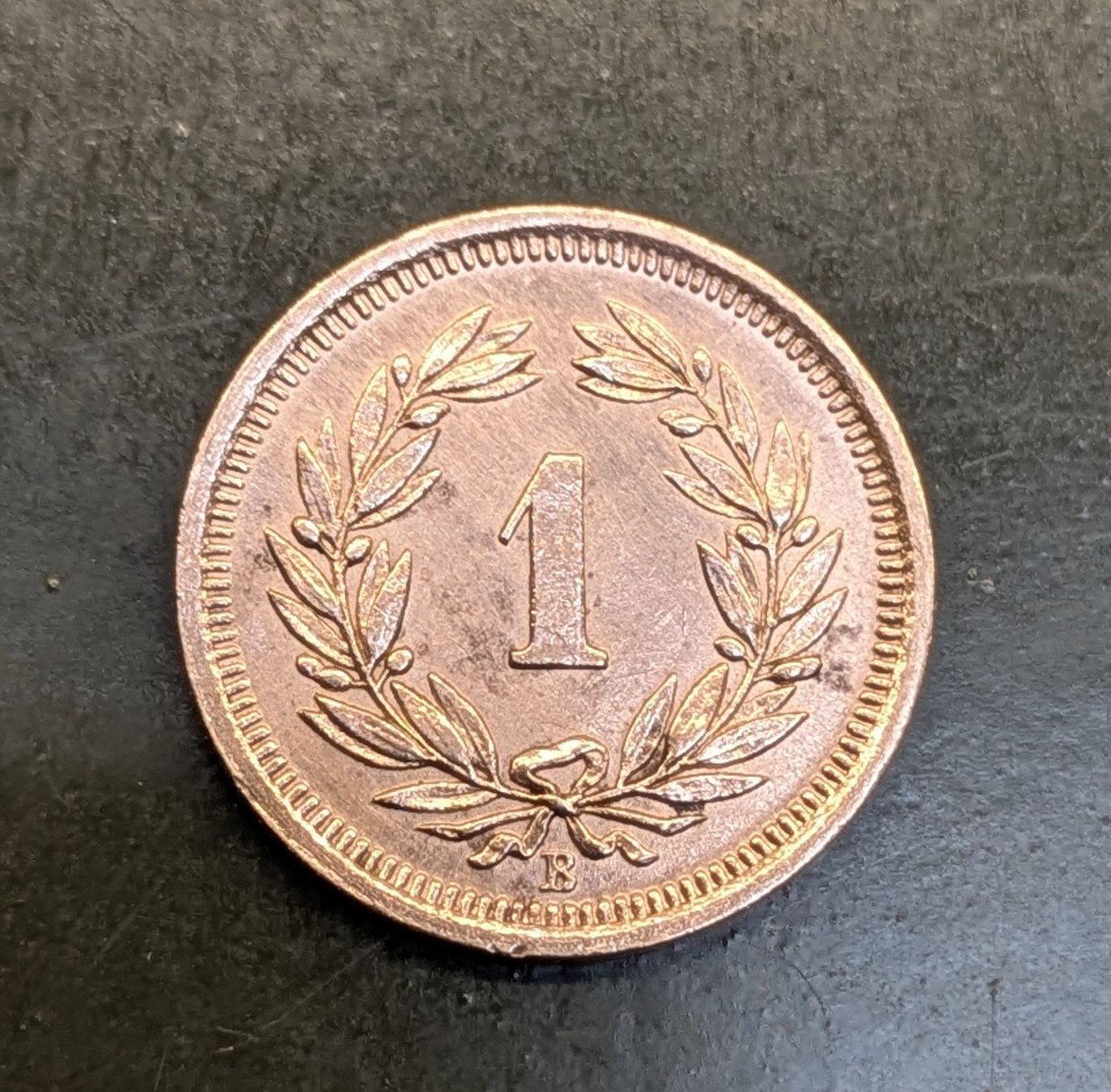 Tutti le monete: 1 Rappen 1924 (Bronze) – Usato da Zetzwil venduto da Spitz70 1
