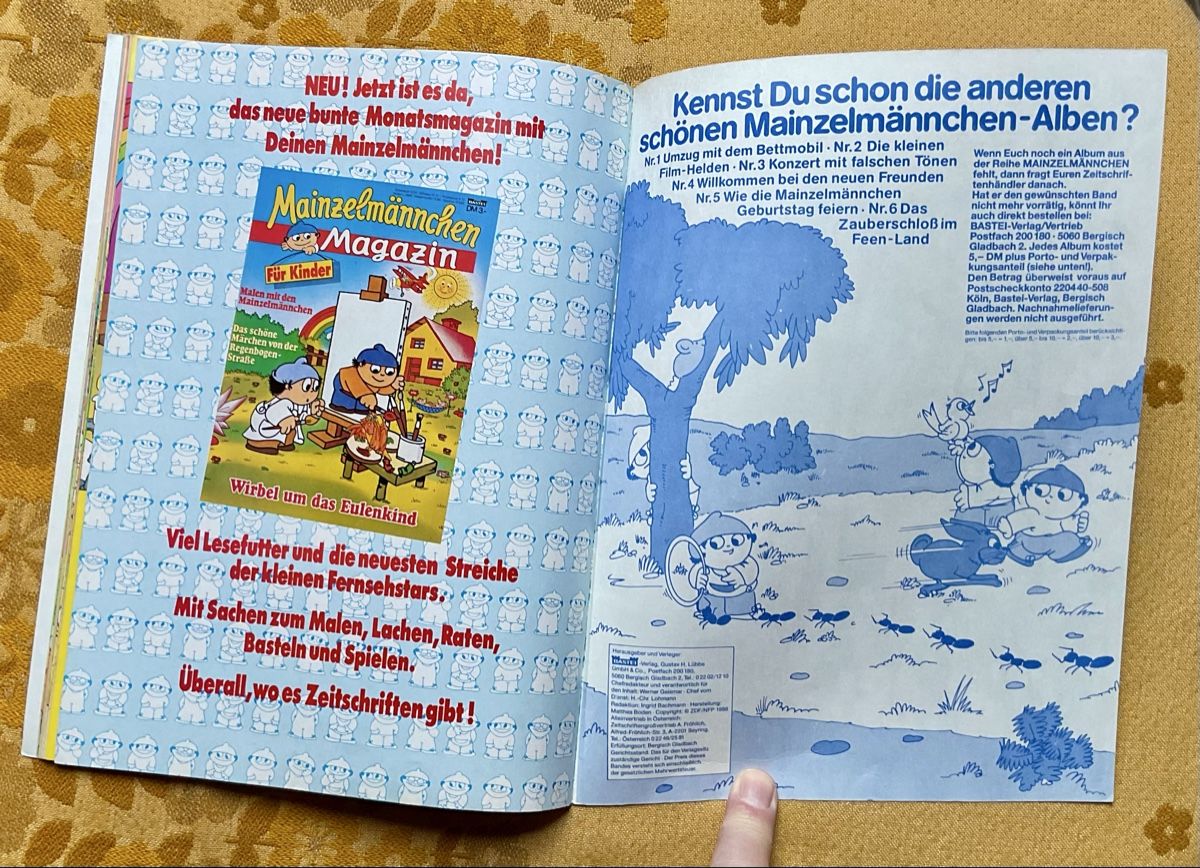 Fumetti: Die Mainzelmännchen Band Nr 8 von 1986 – Usato da Endingen venduto da nathan05 8