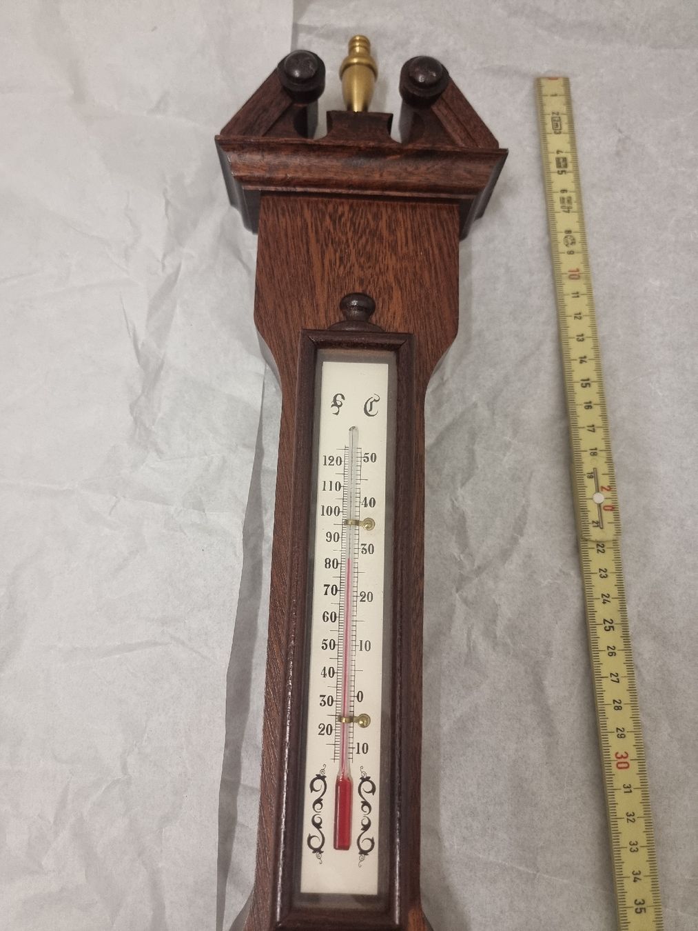 Altri elettrodomestici e apparecchi d’epoca: Barometer Thermometer Holz Messing West Germany Vintage  – Usato da Olten venduto da Mezopotamya 6