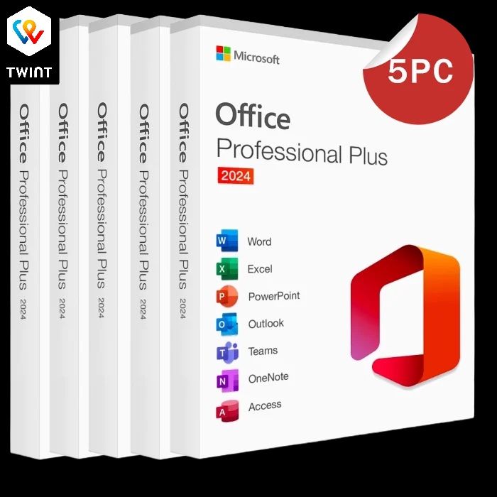 Microsoft Software: Office 2024 Pro Plus – 5er-Pack Windows-Lizenzen – Usato da Saignelégier venduto da Instant-Key-Pro