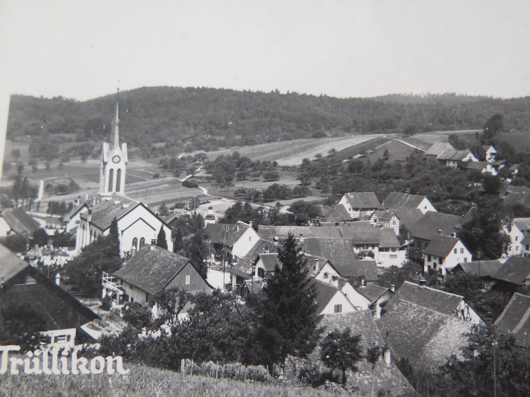 Cartoline postali: TRÜLLIKON - DORFANSICHT – Usato da Wittenbach venduto da lipasal 1