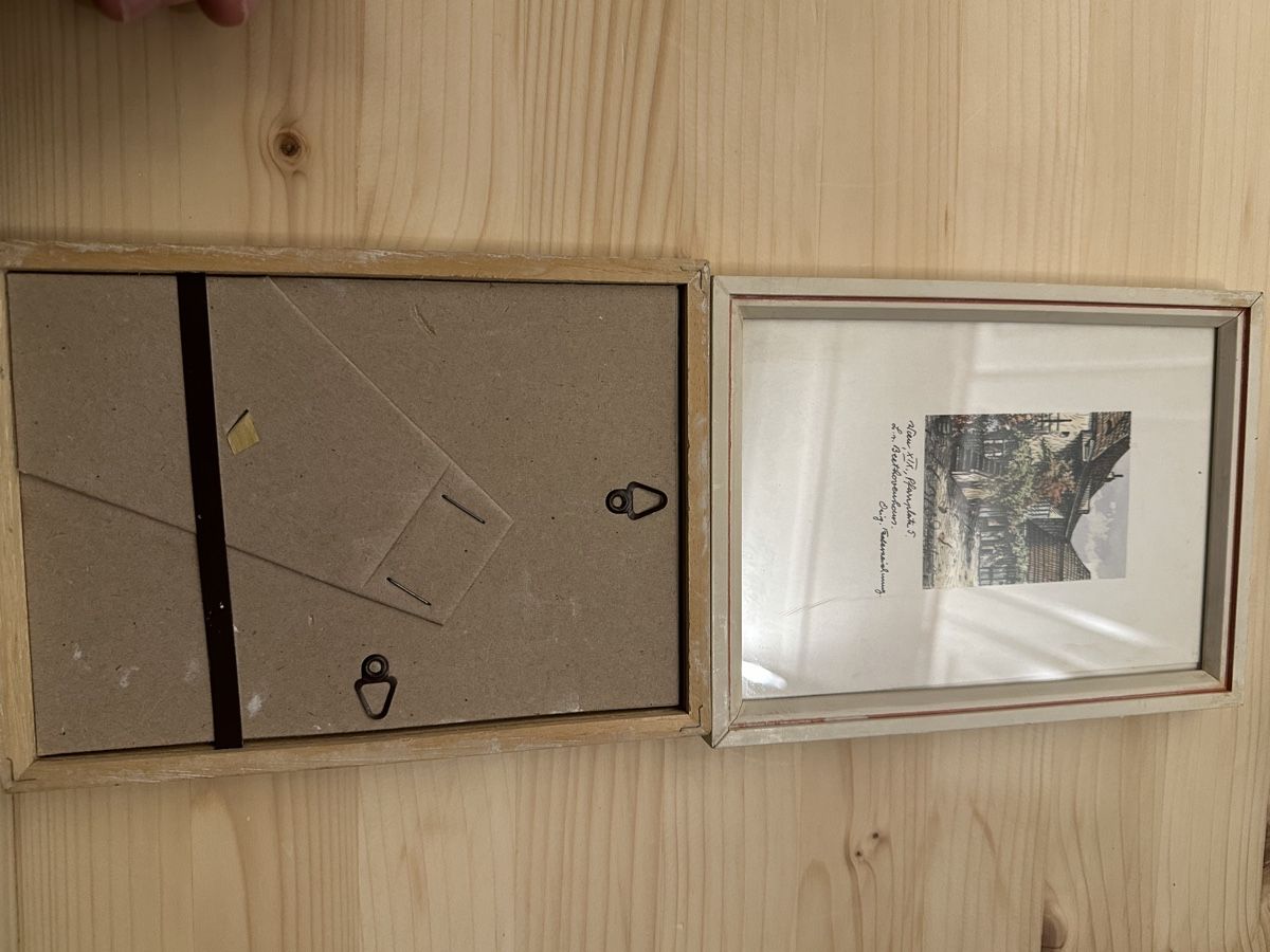 Foto & Immagini: Gerahmte Radierung, Häuser Architektur, Winterdeko. – Usato da Seuzach venduto da kaufes8 2