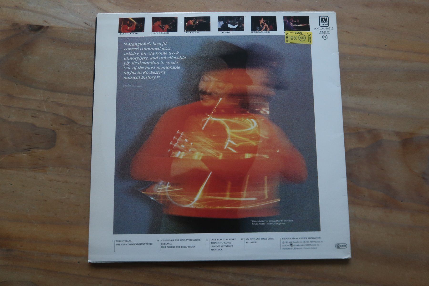 Schallplatten: CHUCK MANGIONE - TARANTELLA - 2x VINYL LP – Gebraucht aus Basel von Patiscat 1