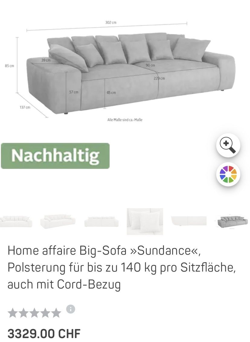 Divani: Big Sofa – Usato da St. Gallen venduto da fab_r77z 2